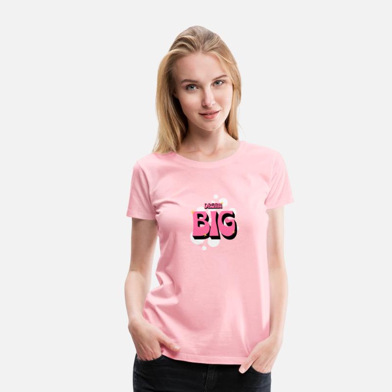 Dream Big Positive Affirmations Pink Women