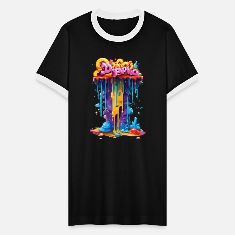 Dripping Typography: Graffiti Art Tee