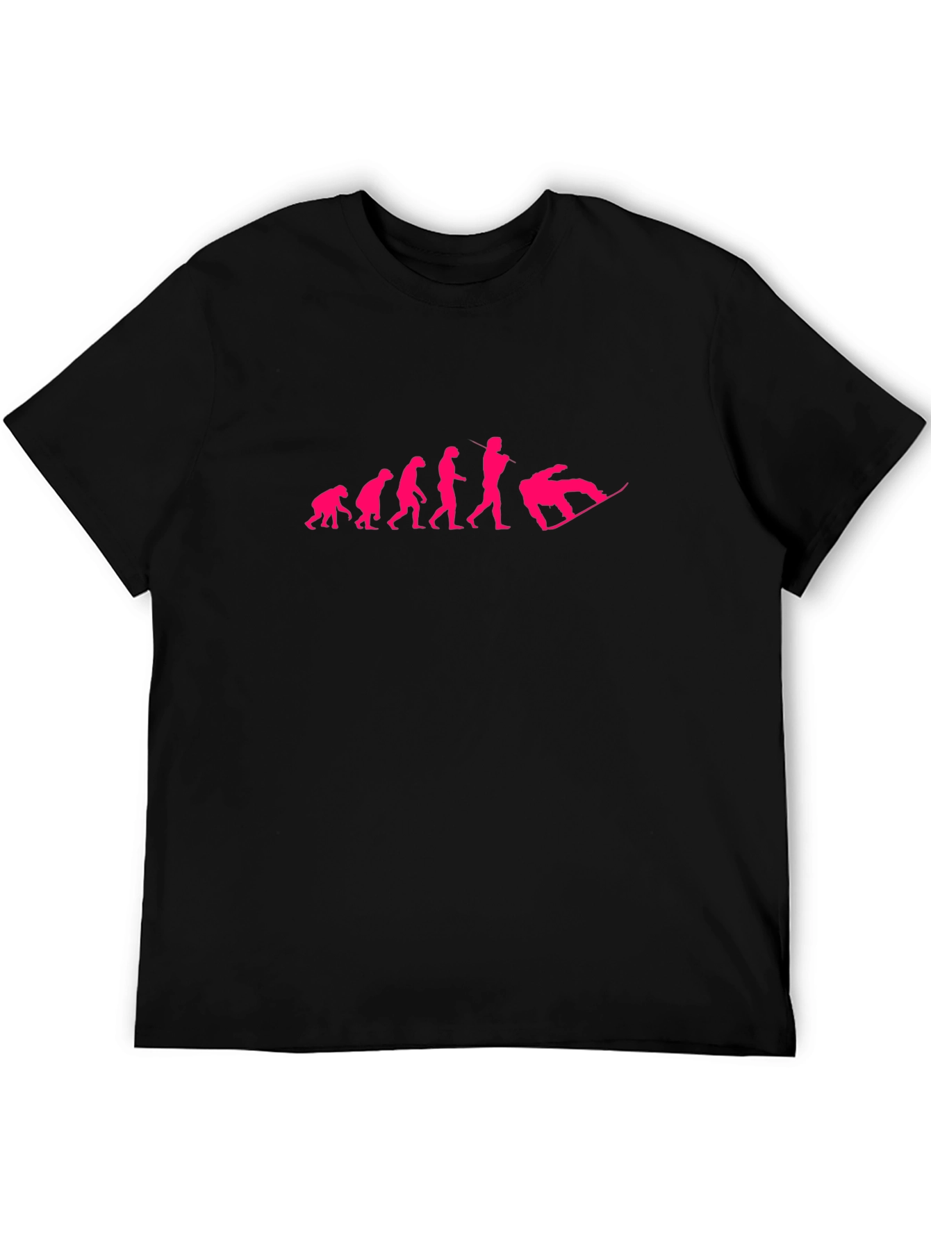 Evolution of Snowboarding T-Shirt - Black