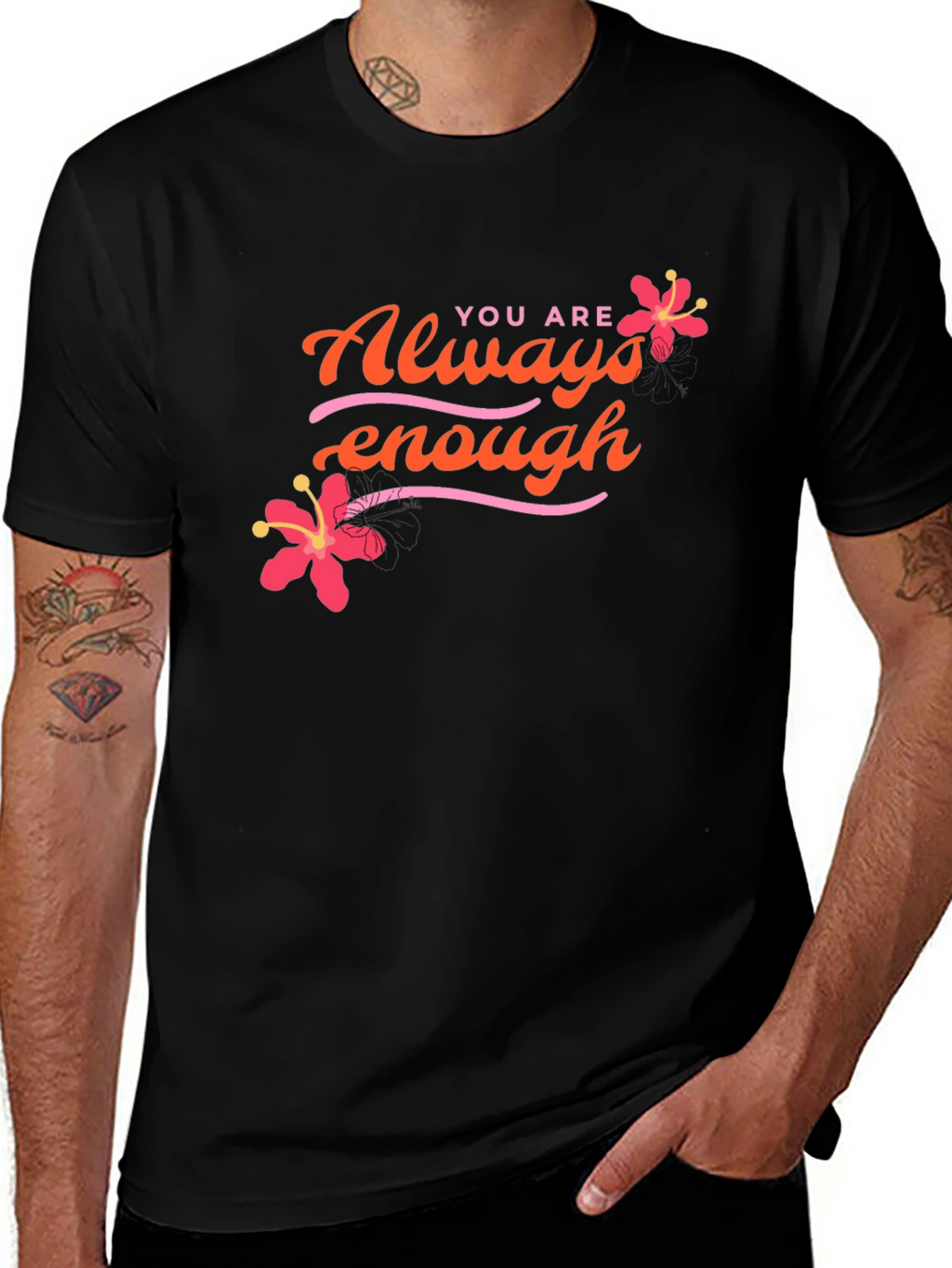 Always Enough Floral Graphic Tee