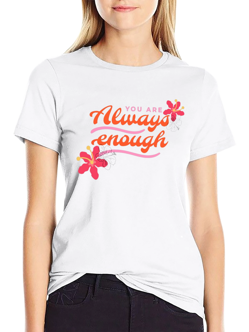 Always Enough Floral Graphic Tee