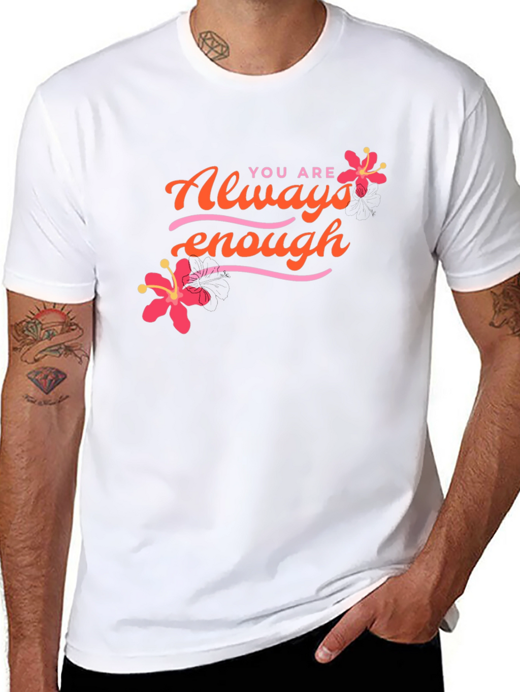 Always Enough Floral Graphic Tee