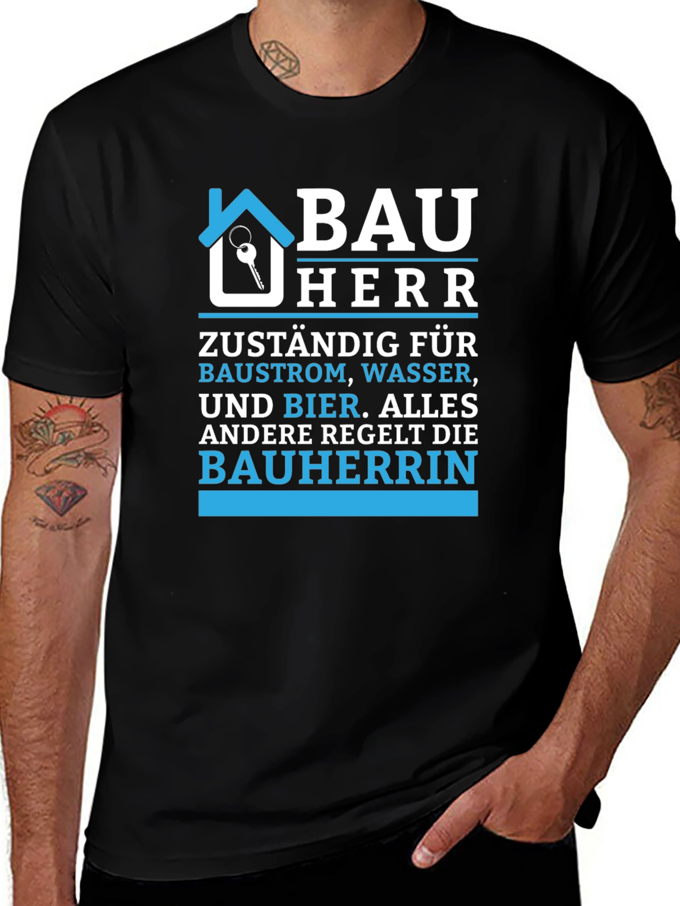 Bauherr Funny Building Owner T-Shirt