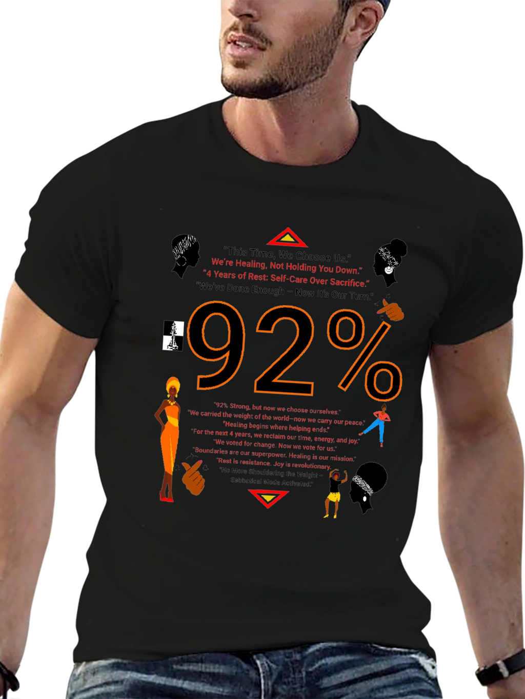 92% This Time We Choose Us Graphic Tee
