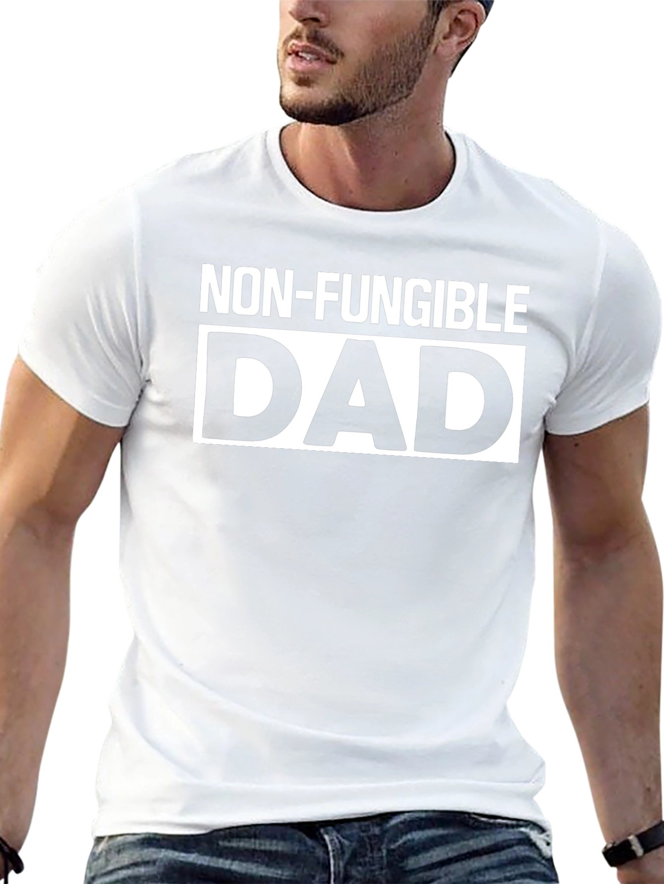 Non-Fungible Dad Black T-Shirt