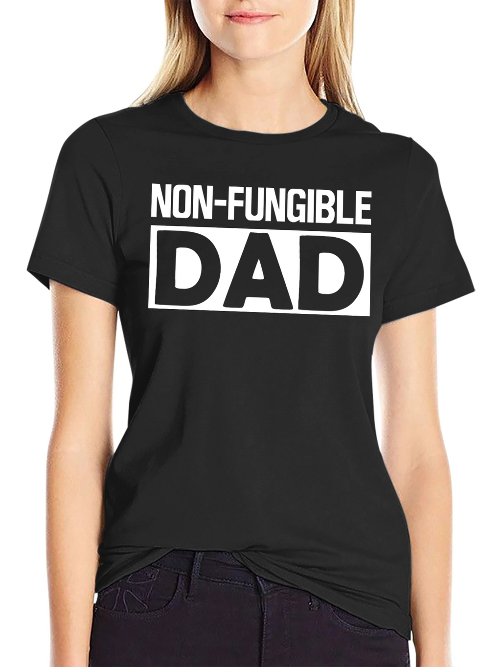 Non-Fungible Dad Black T-Shirt