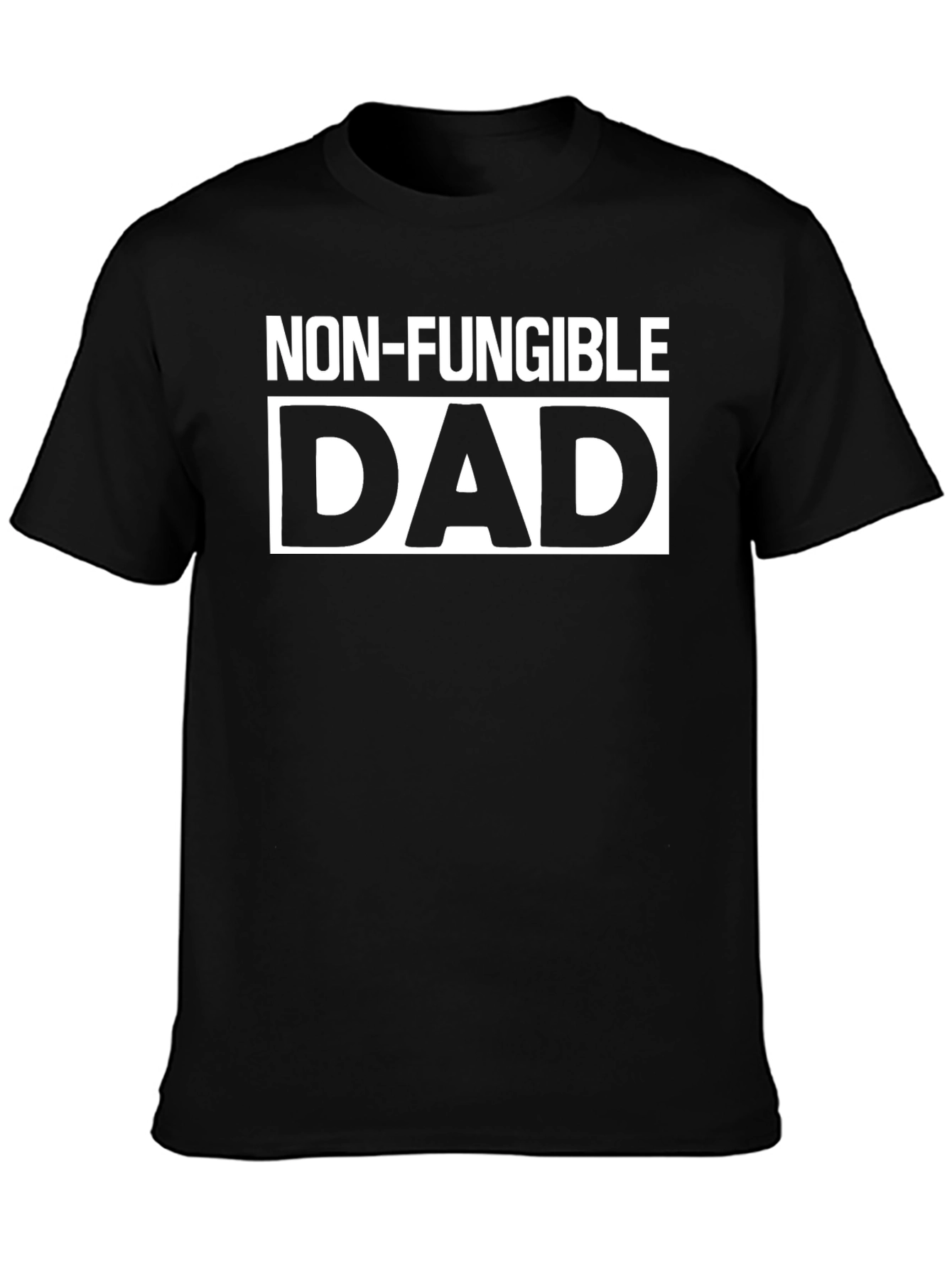 Non-Fungible Dad Black T-Shirt