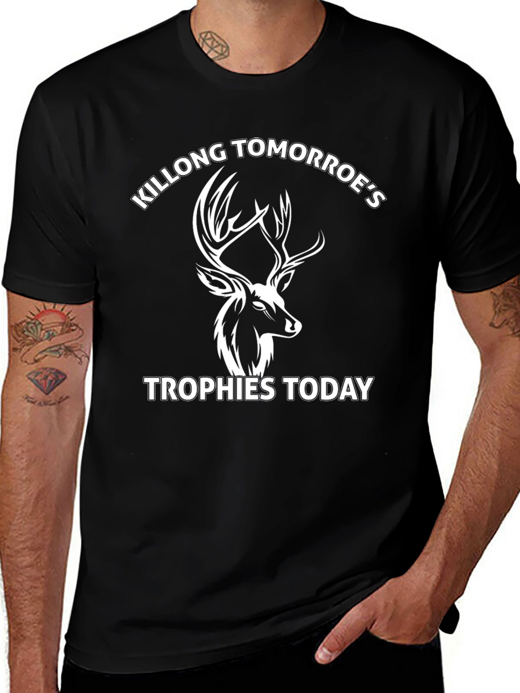 Killong Tomorroes Trophies Today Graphic Tee