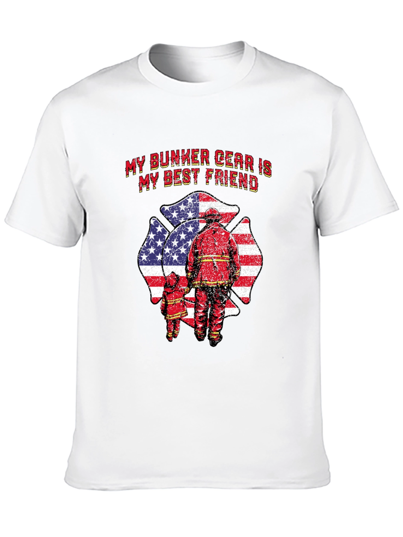 Firefighter Bunker Gear T-Shirt