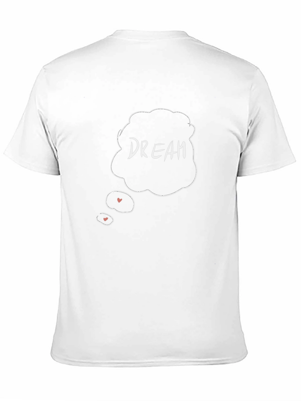 Dream Graphic Print Tee - Unisex Casual Black T-Shirt