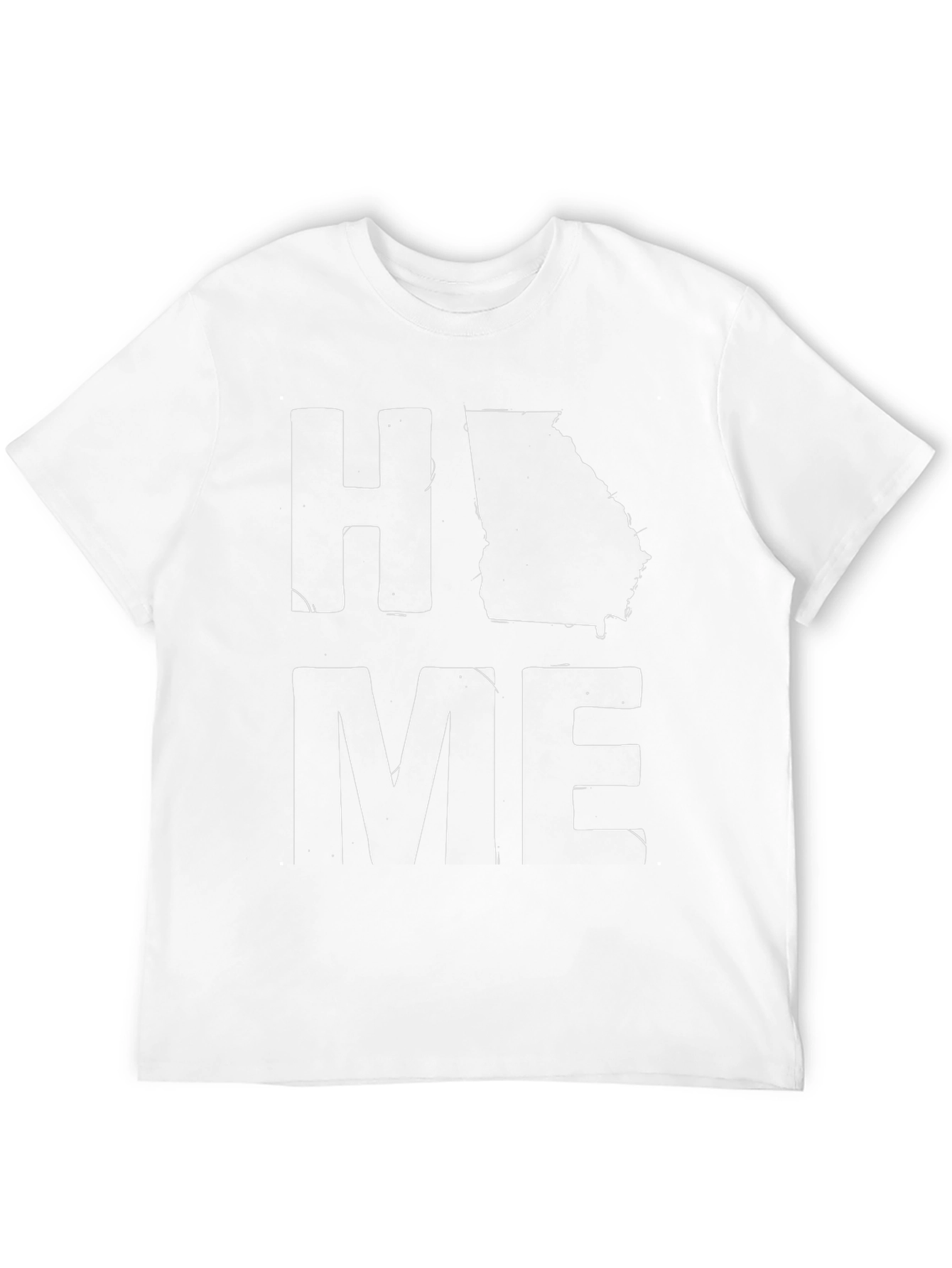 Georgia State Home Graphic T-Shirt