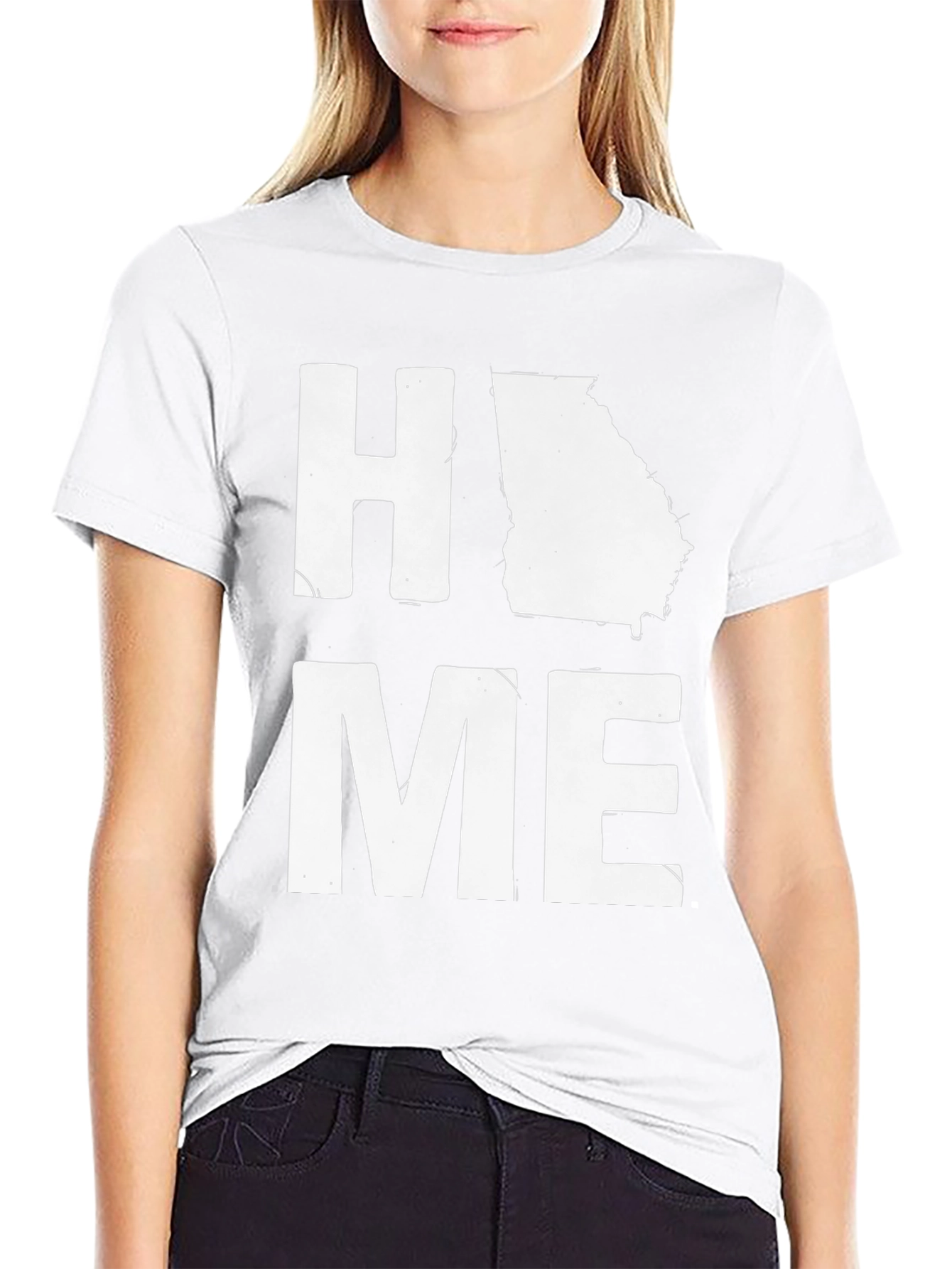 Georgia State Home Graphic T-Shirt