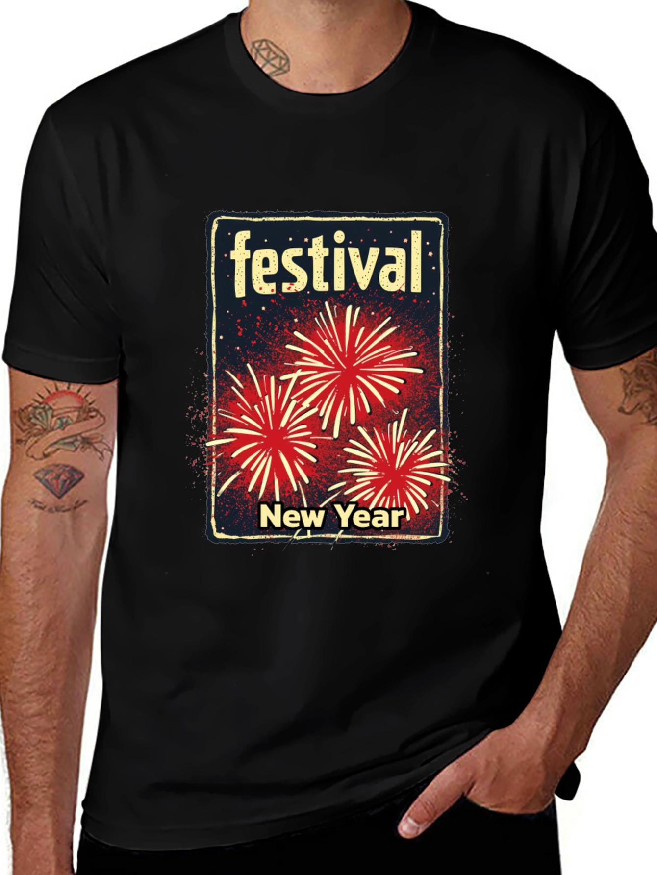 Festival New Year Graphic Tee