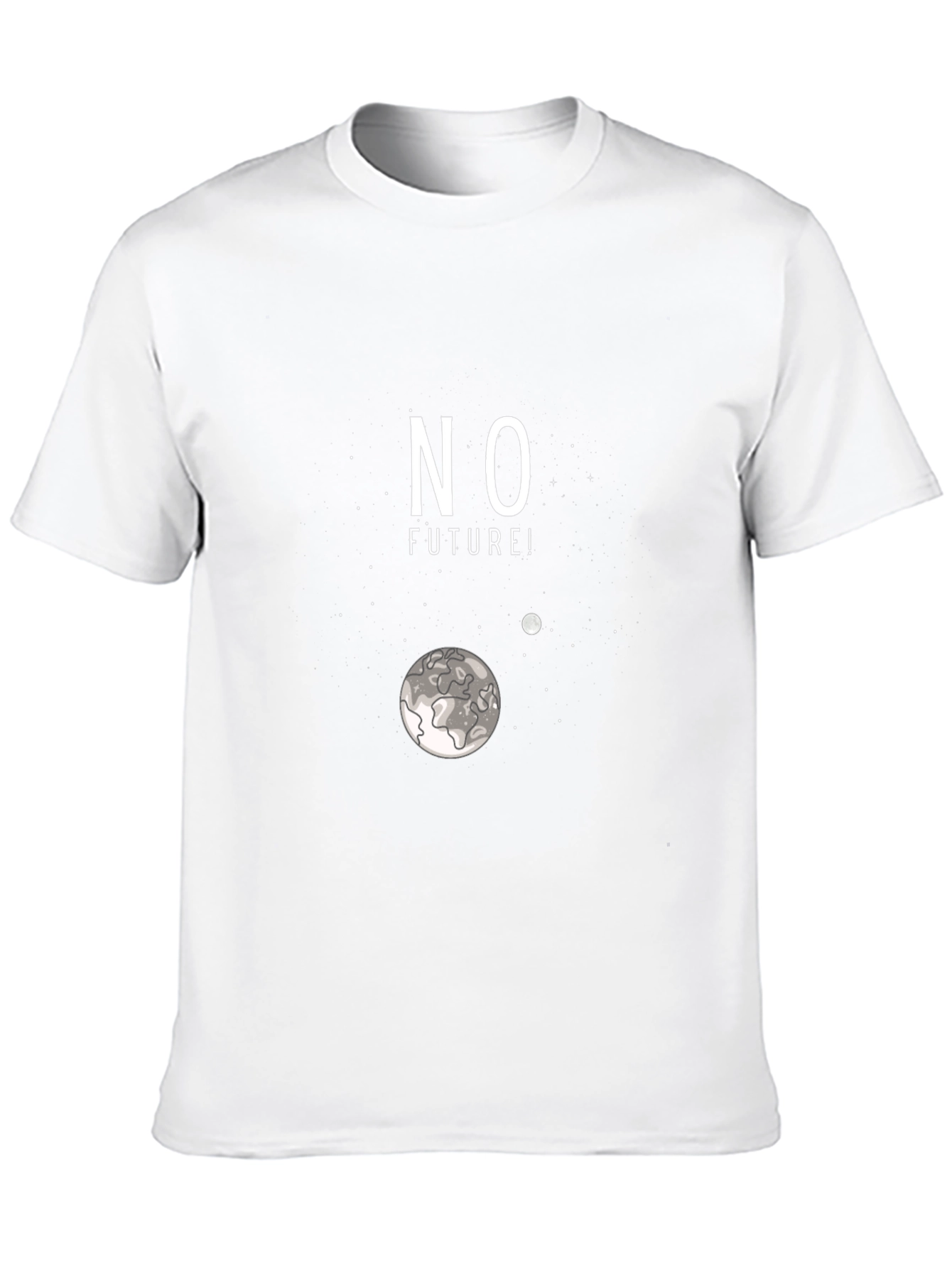 No Future Graphic Print T-Shirt