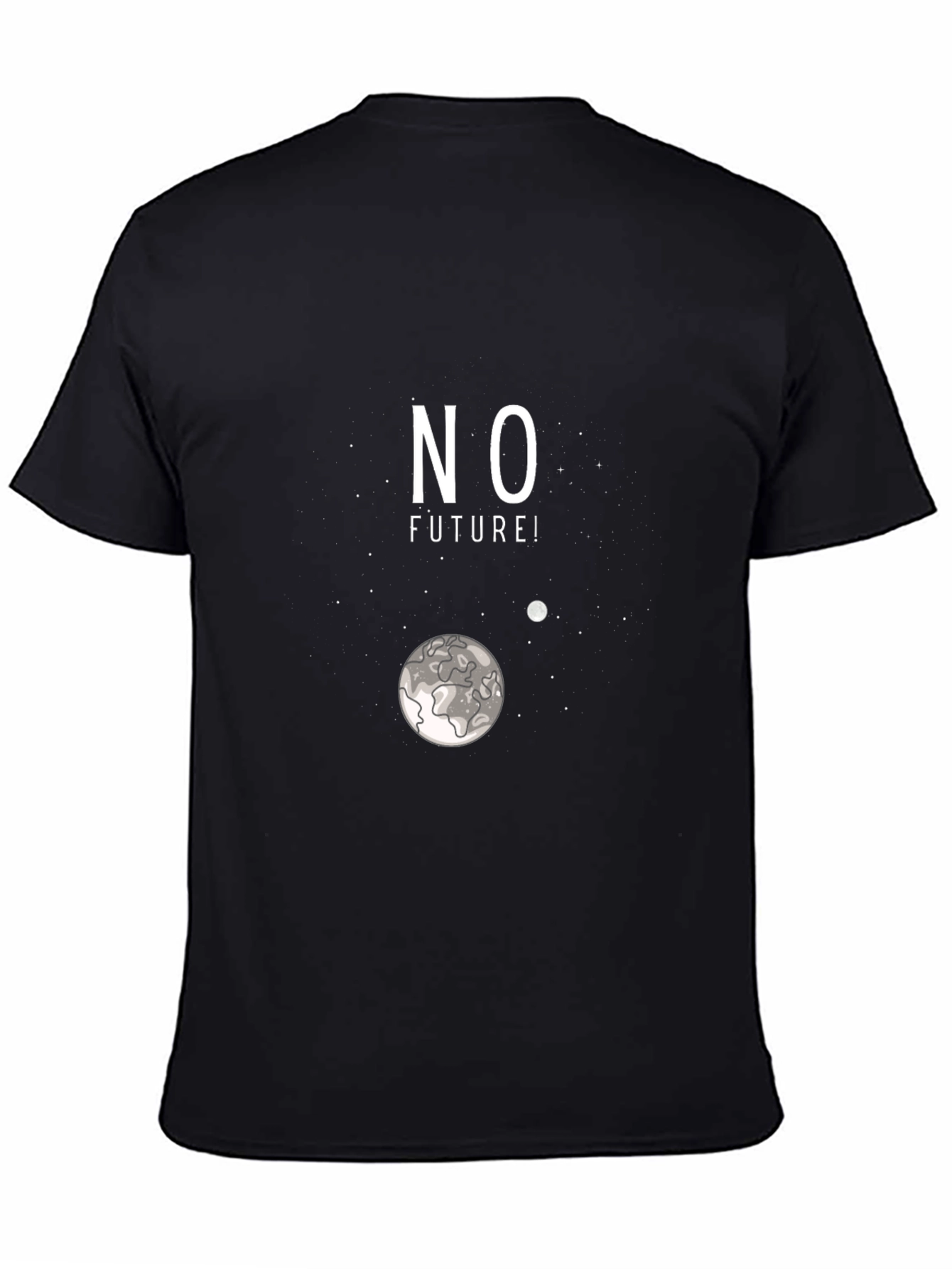 No Future Graphic Print T-Shirt