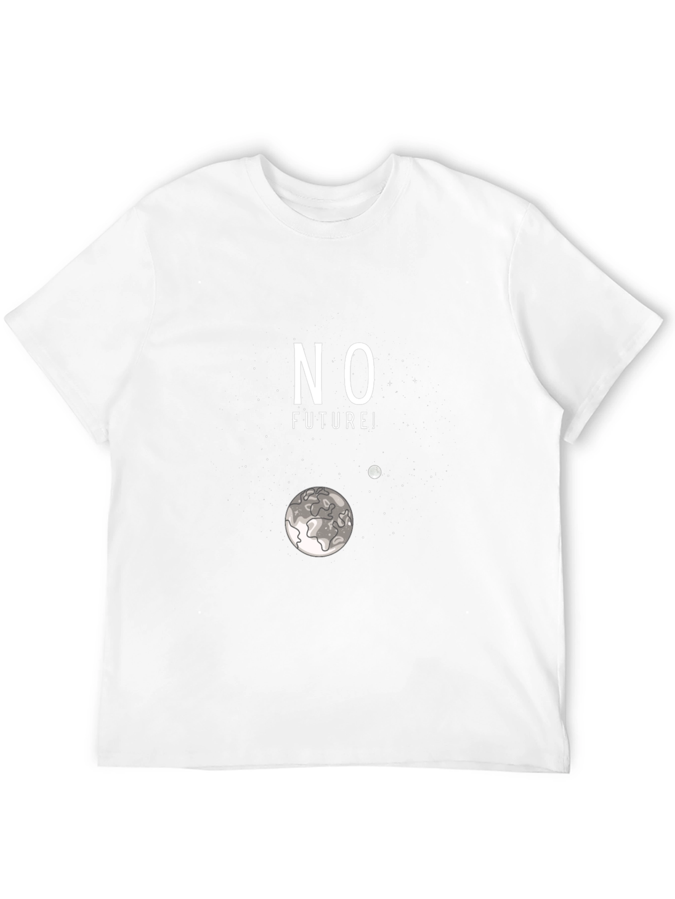 No Future Graphic Print T-Shirt