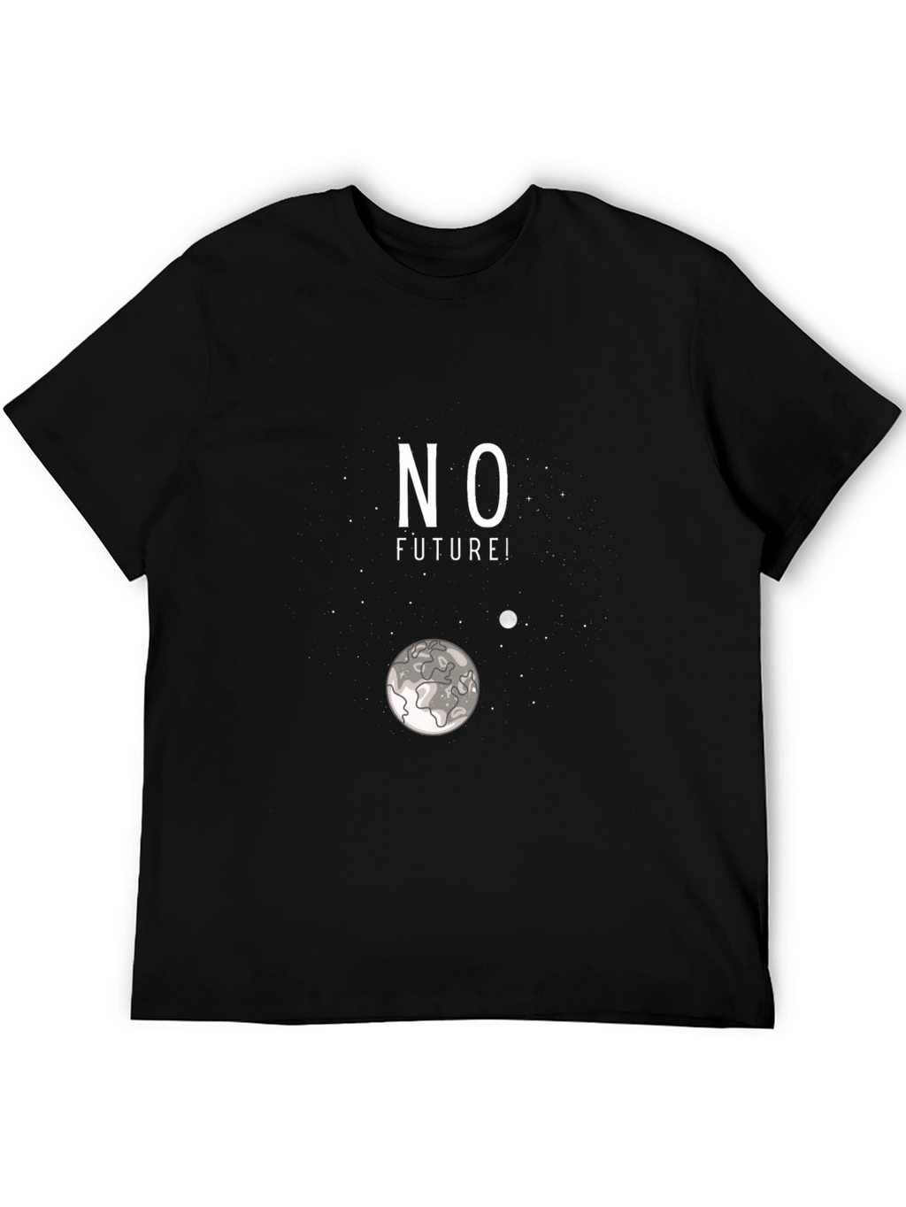 No Future Graphic Print T-Shirt