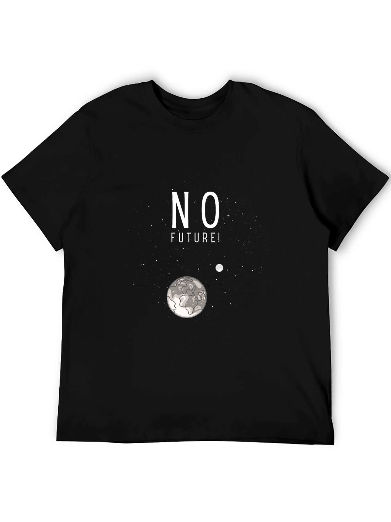 No Future Graphic Print T-Shirt