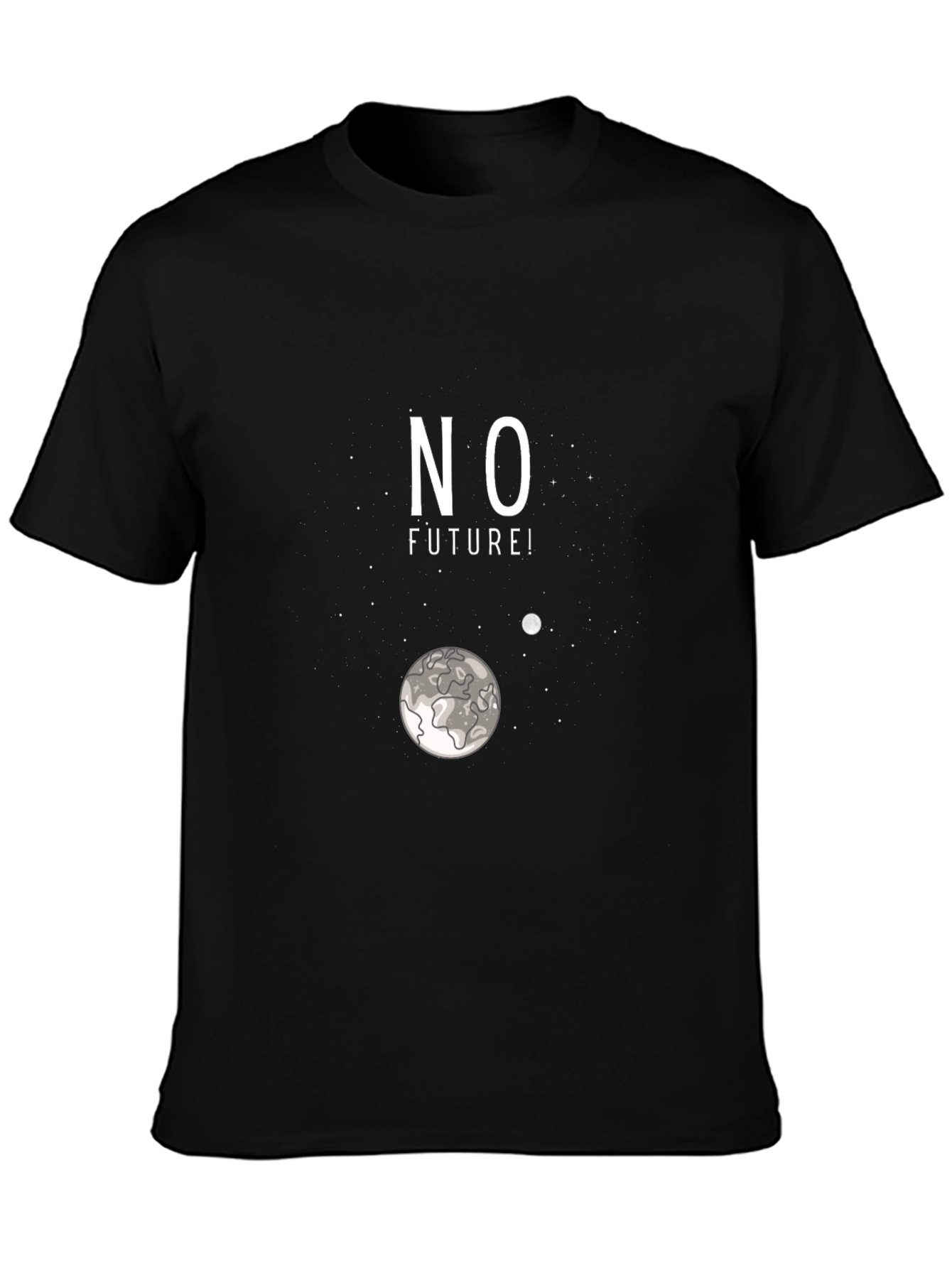 No Future Graphic Print T-Shirt
