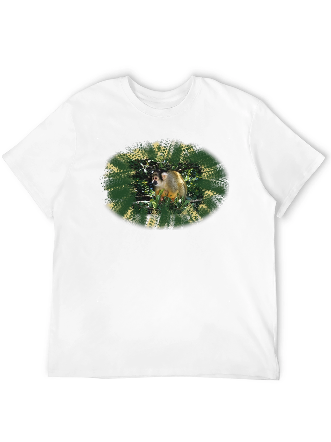 Monkey Graphic Black T-Shirt