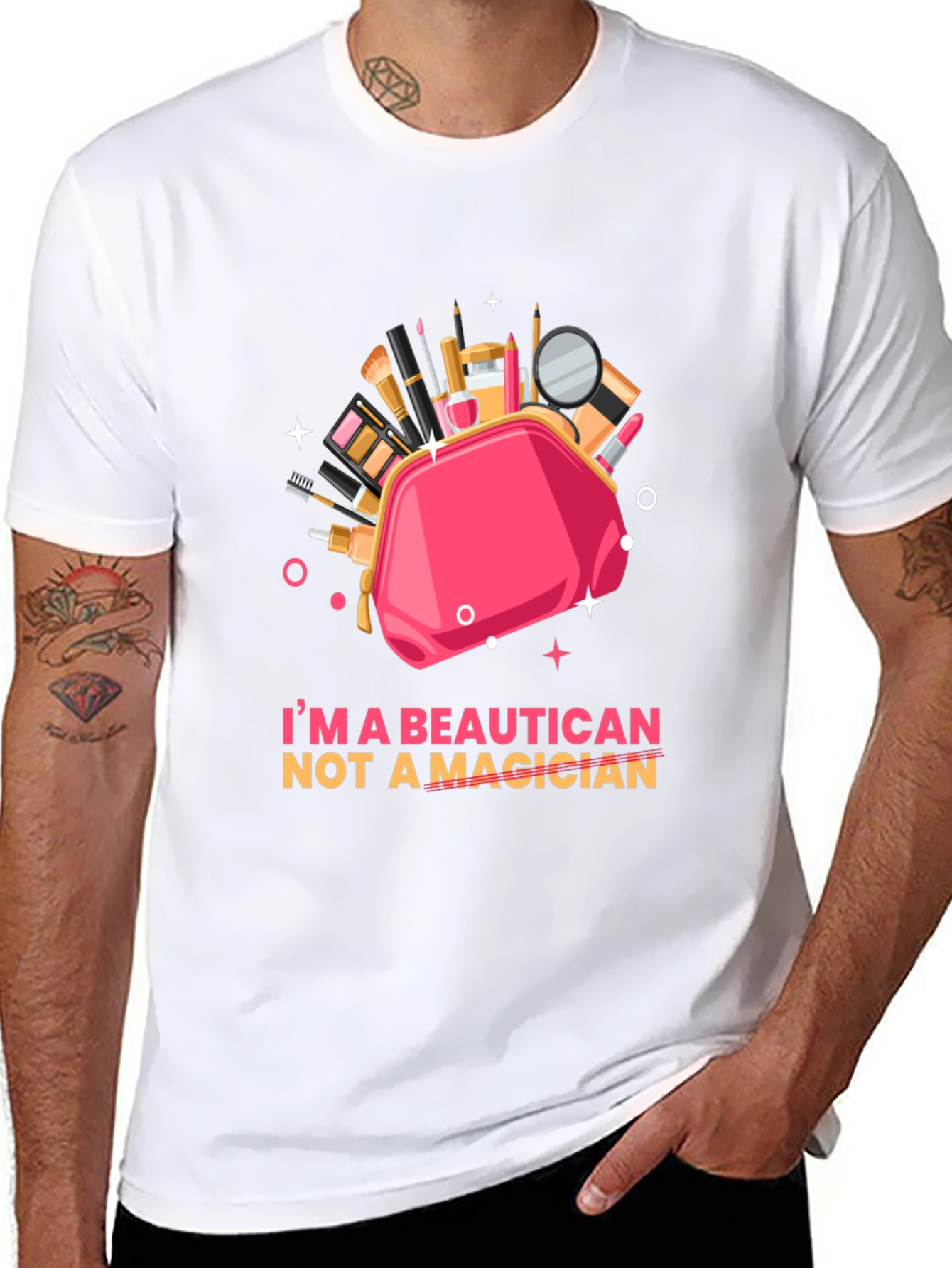 Beautician Not a Magician Graphic T-Shirt