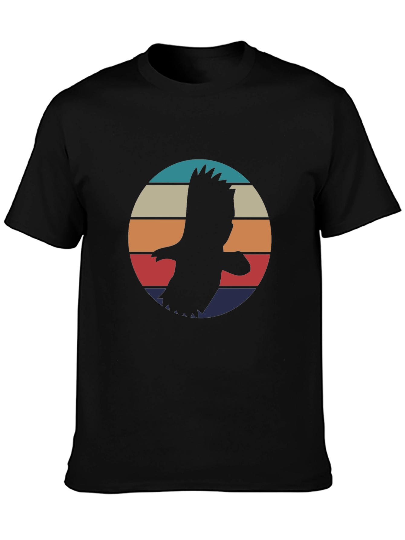 Retro Eagle Graphic Tee - Vintage Style Bird T-Shirt