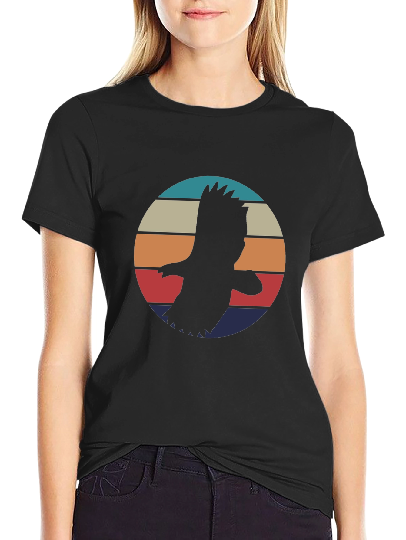 Retro Eagle Graphic Tee - Vintage Style Bird T-Shirt