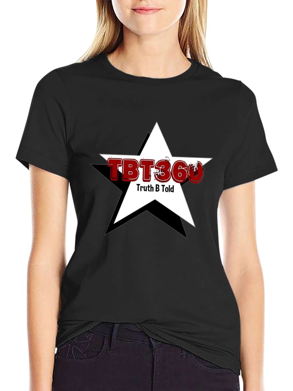 TBT360 Truth Be Told Black Graphic Tee