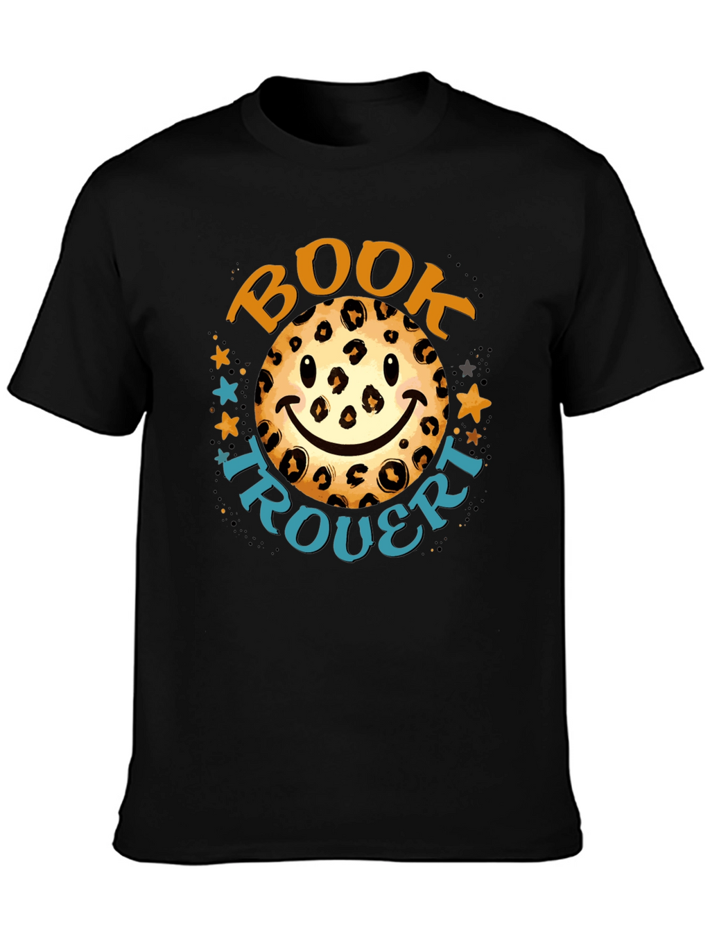 Leopard Smiley Book Trouvert T-Shirt
