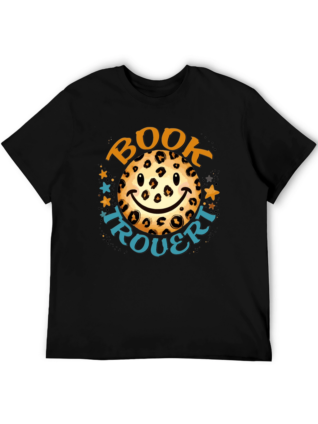 Leopard Smiley Book Trouvert T-Shirt