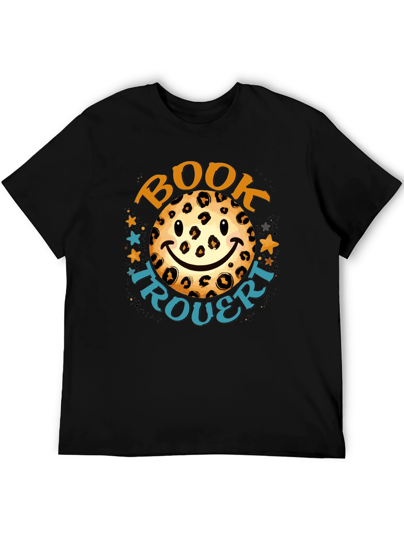 Leopard Smiley Book Trouvert T-Shirt
