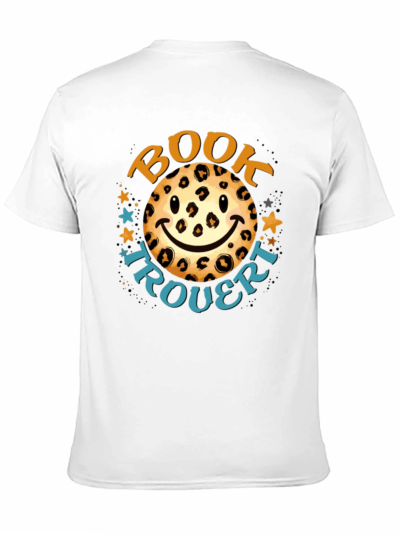 Leopard Smiley Book Trouvert T-Shirt
