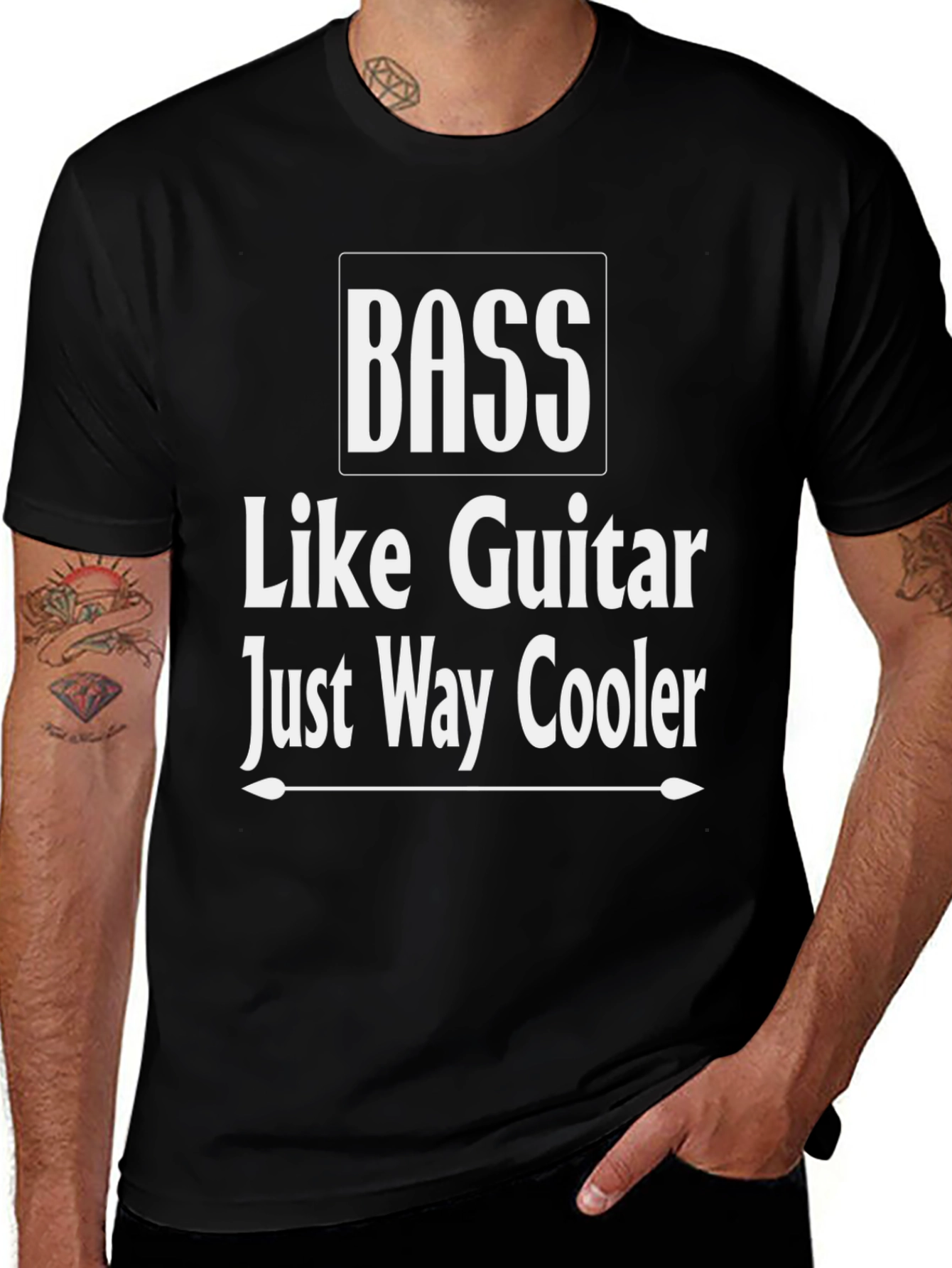 Bass Guitar T-Shirt - Just Way Cooler!