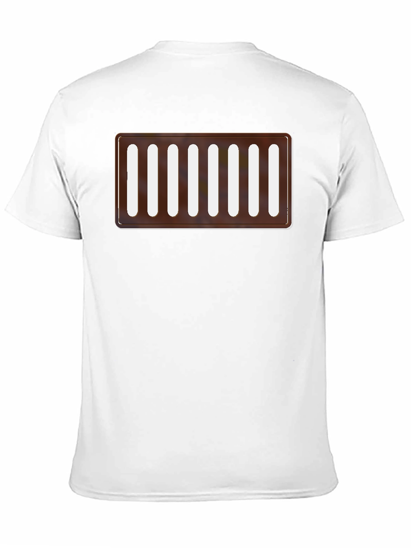 Novelty Manhole Cover Graphic Tee - Black