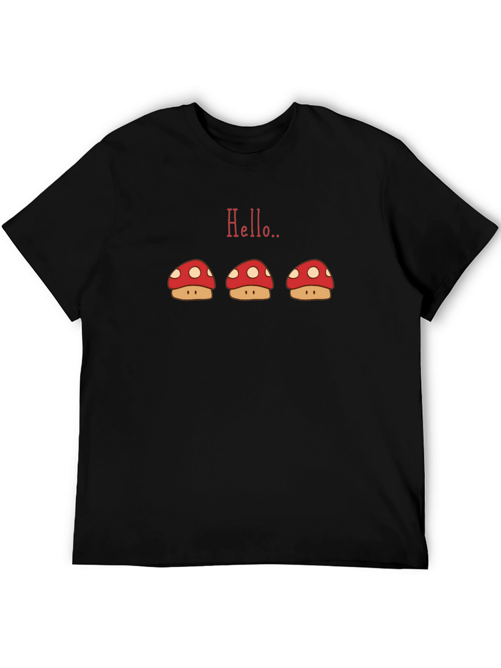 Mushroom Graphic T-Shirt - Quirky Casual Tee