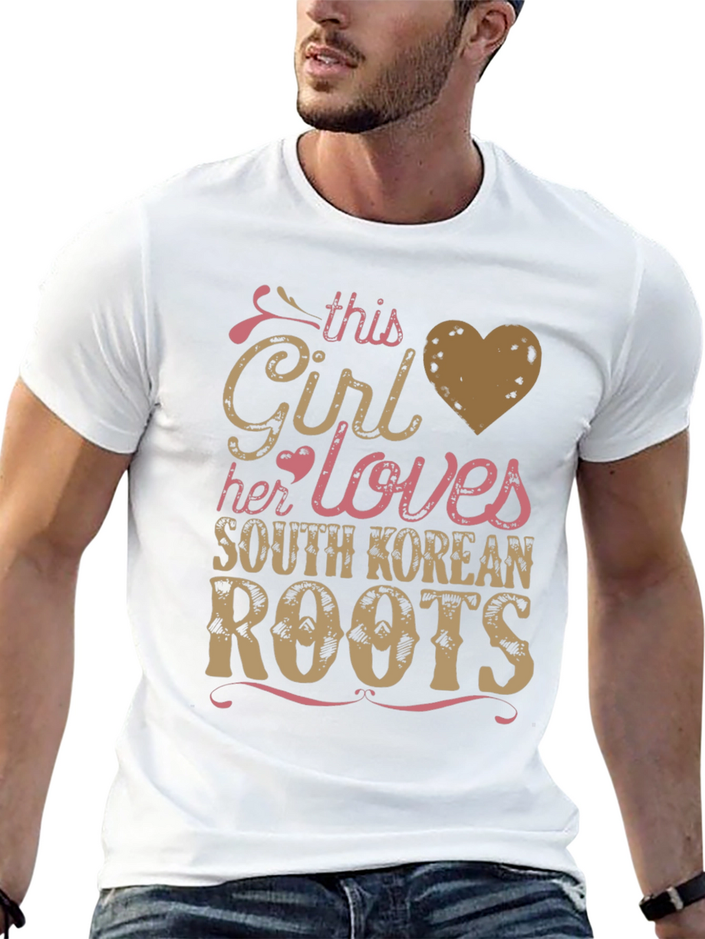 South Korean Roots Girls T-Shirt