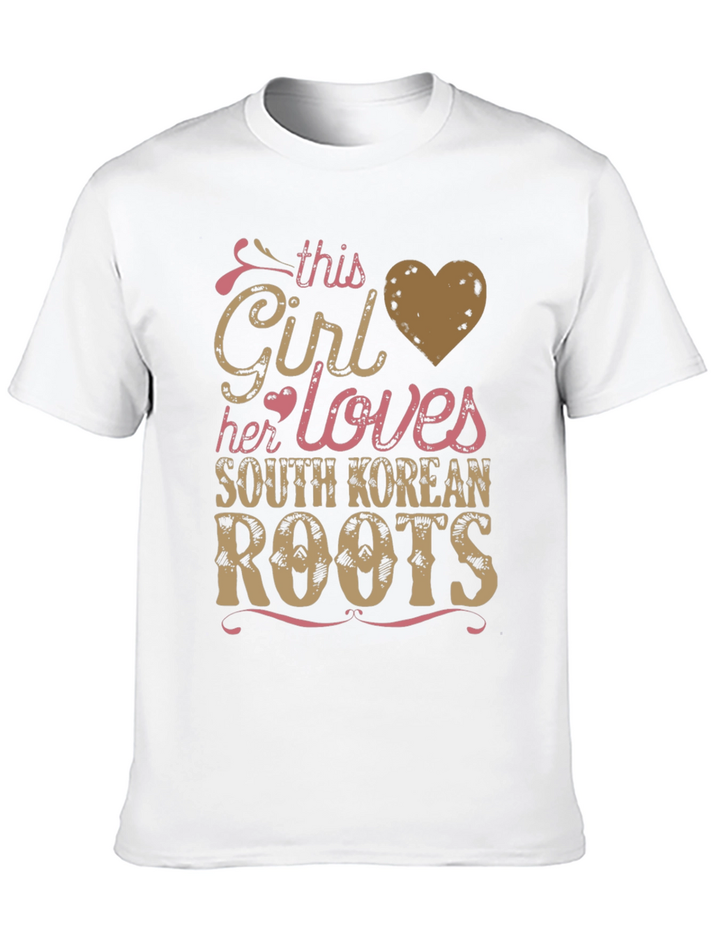 South Korean Roots Girls T-Shirt