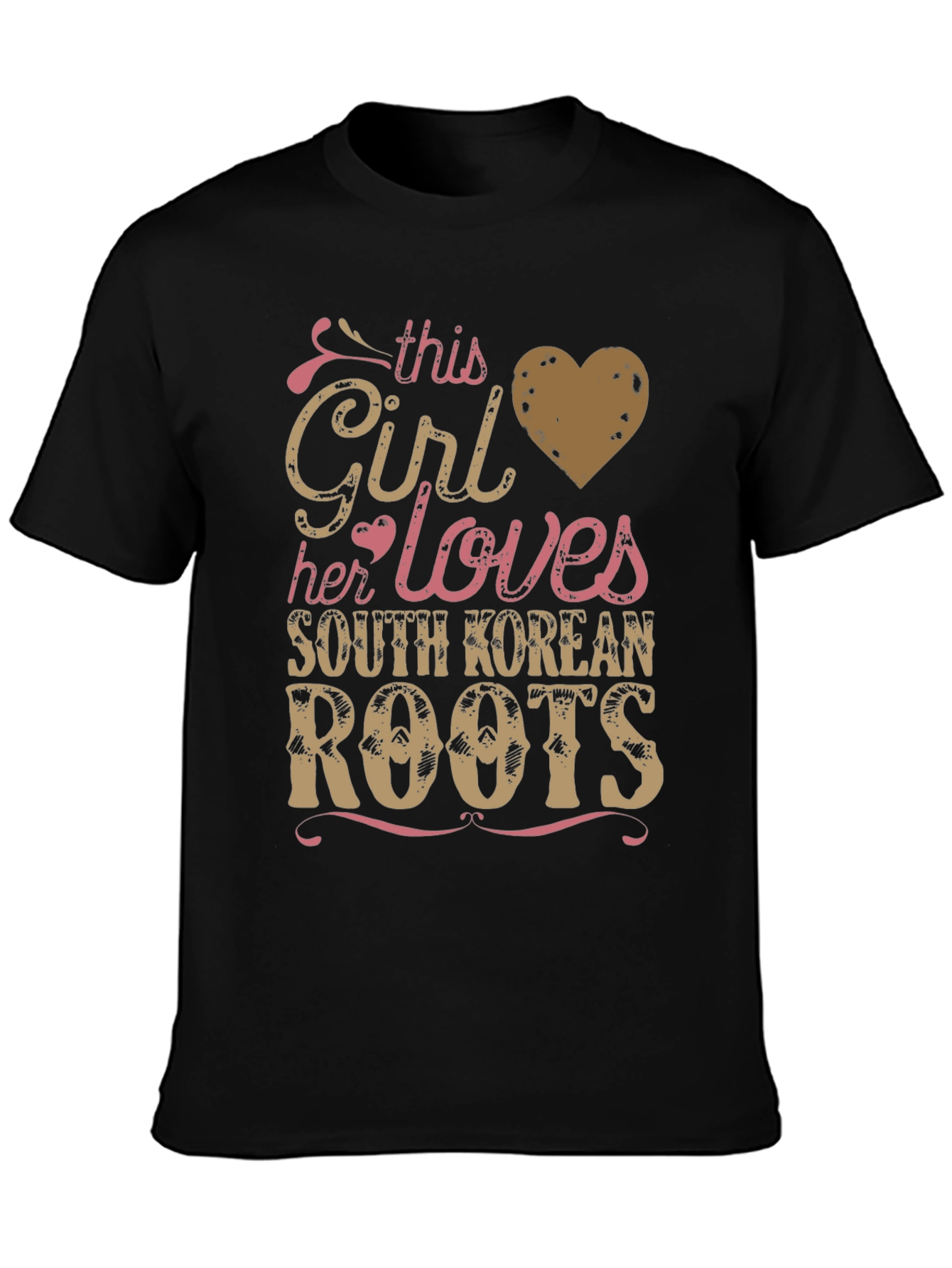 South Korean Roots Girls T-Shirt