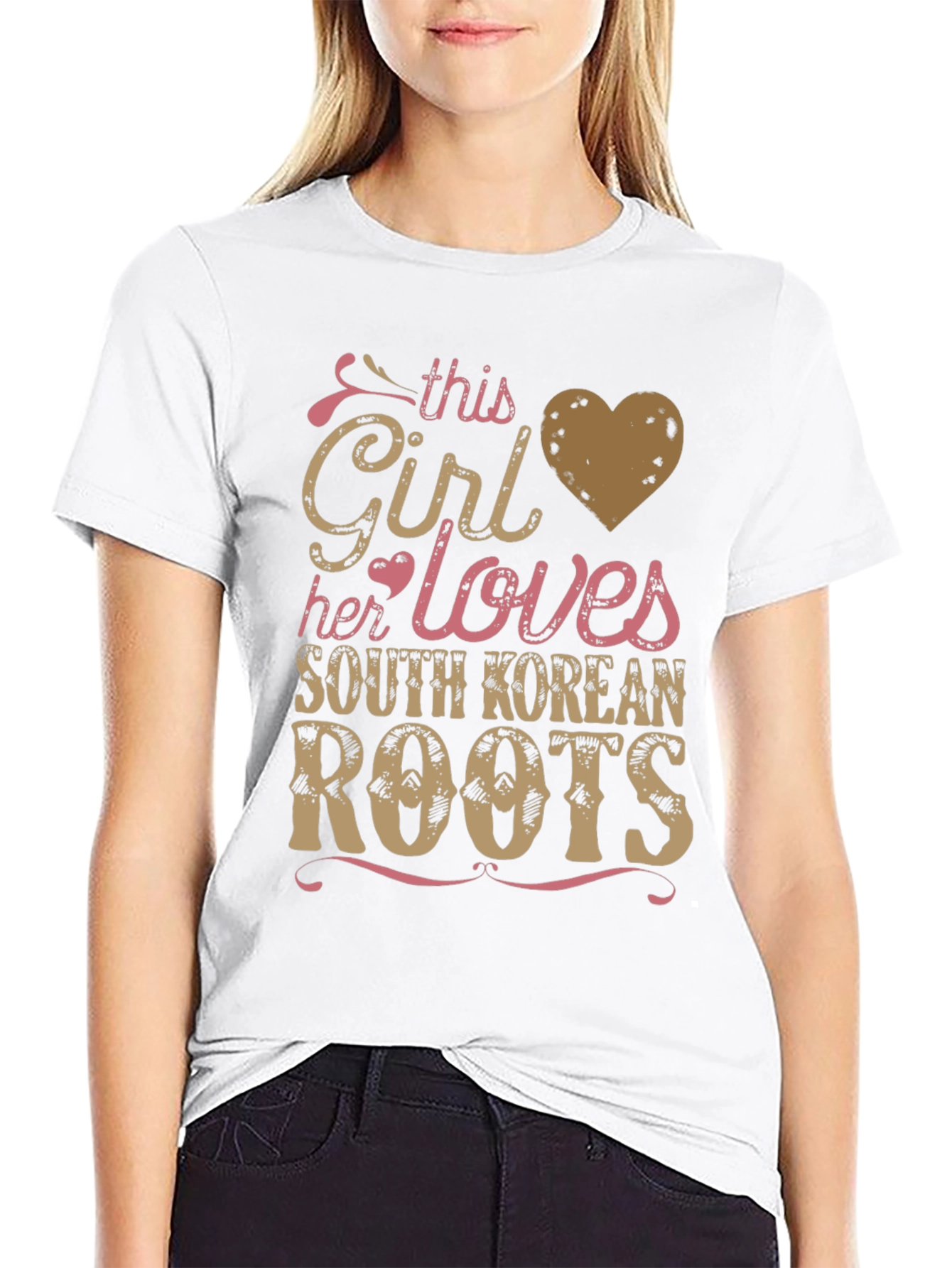 South Korean Roots Girls T-Shirt