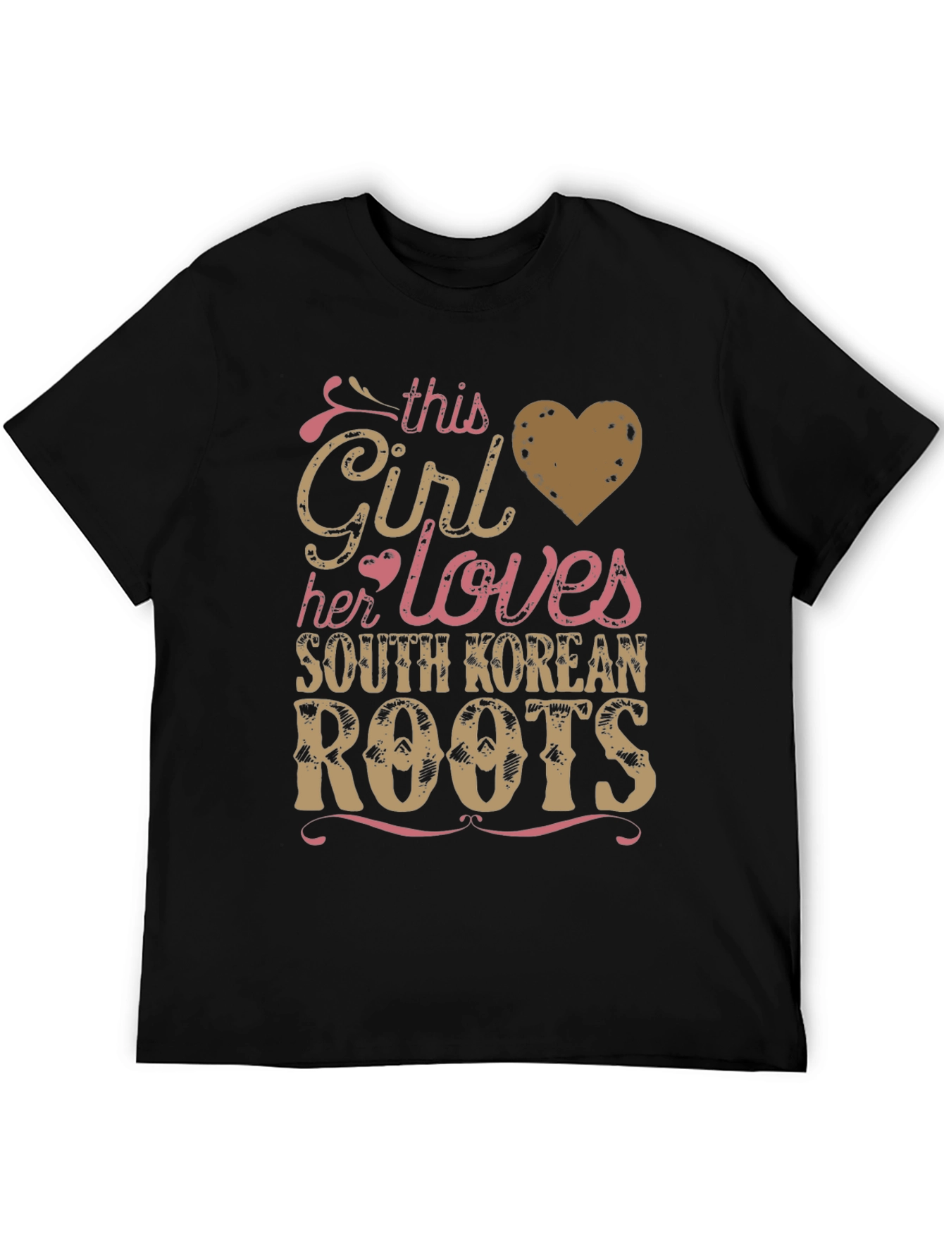 South Korean Roots Girls T-Shirt