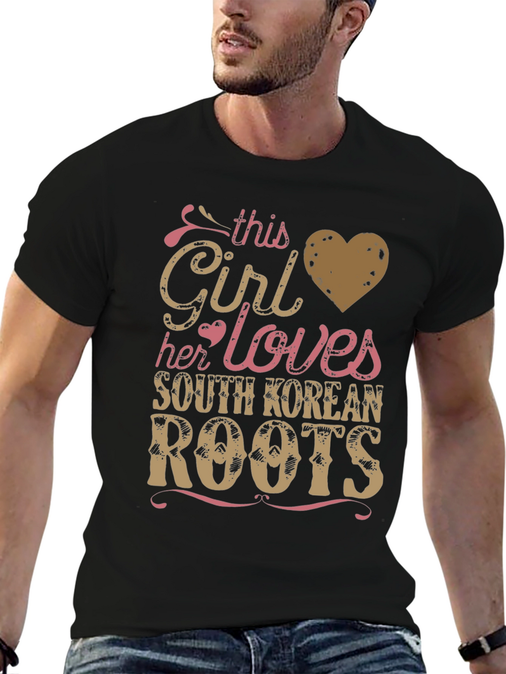 South Korean Roots Girls T-Shirt