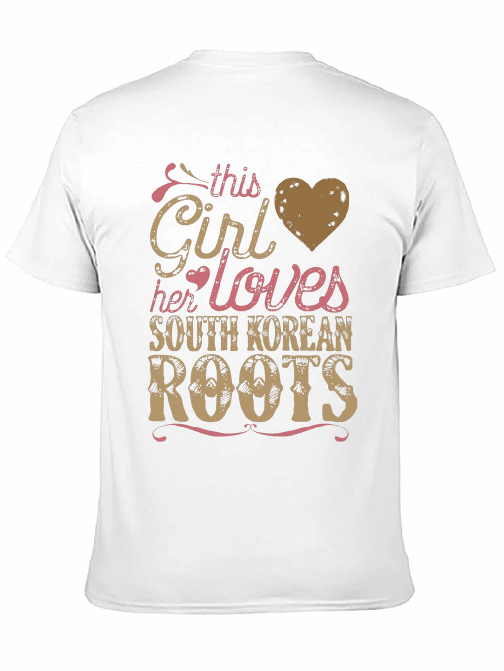 South Korean Roots Girls T-Shirt