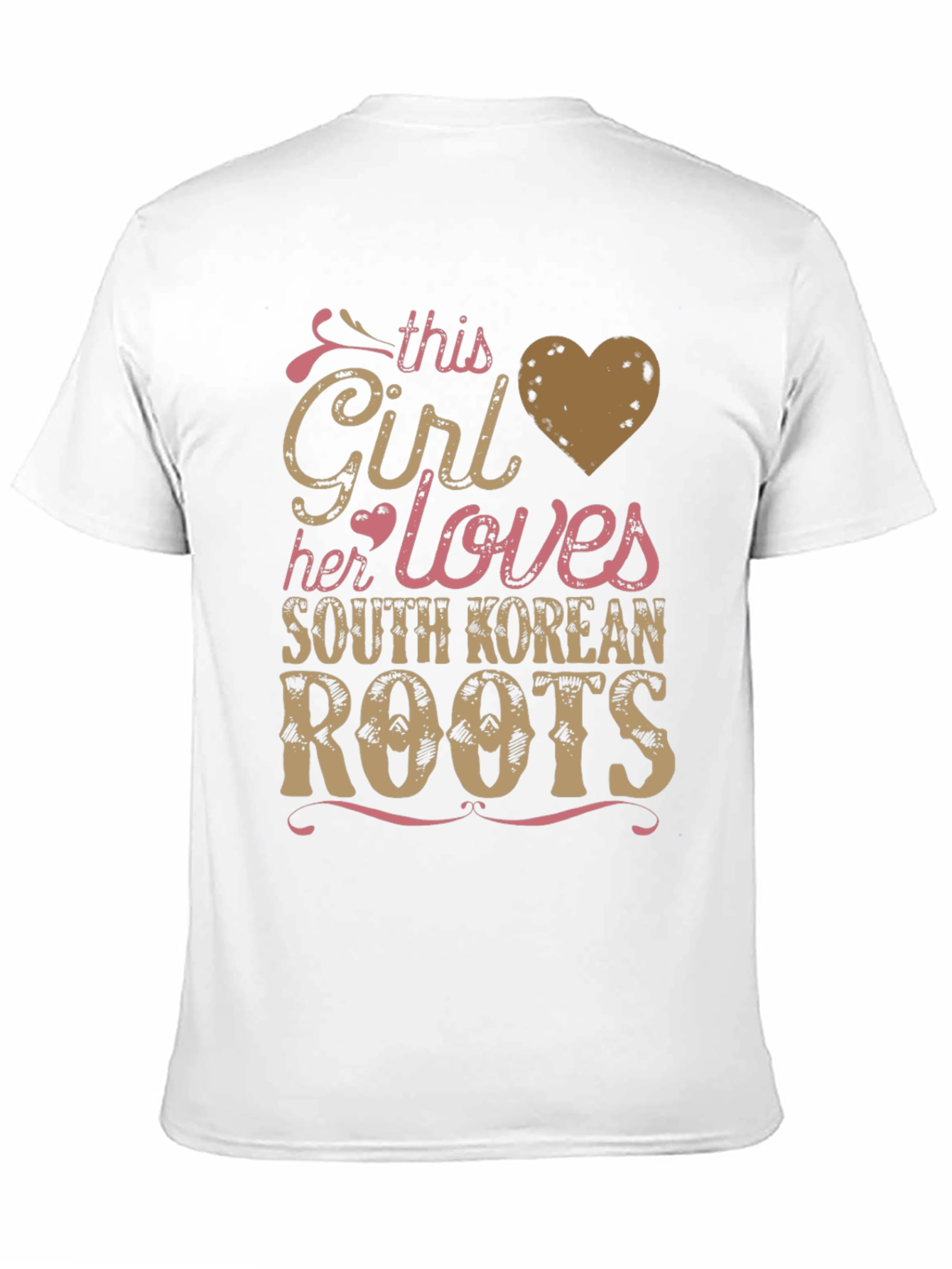 South Korean Roots Girls T-Shirt