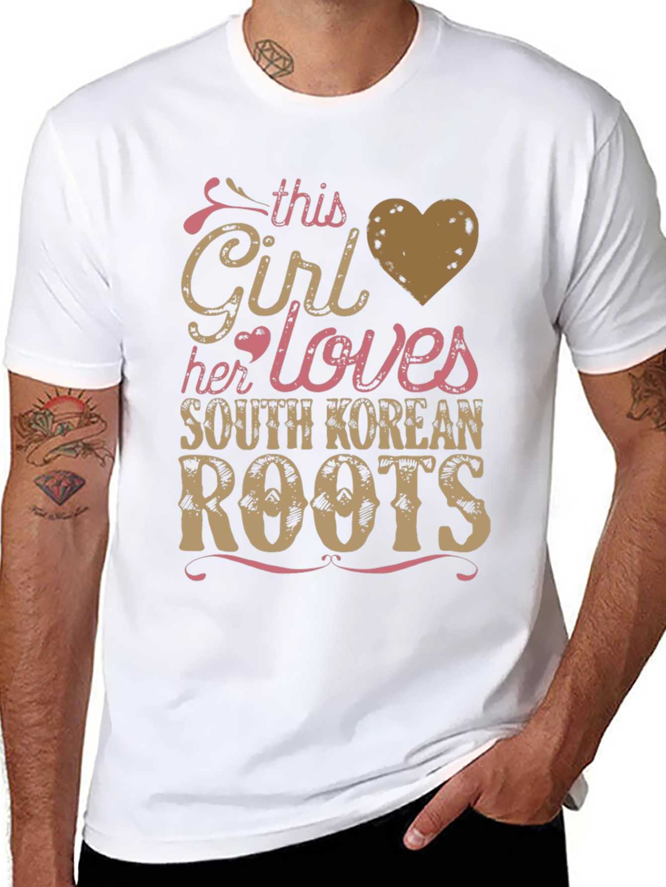 South Korean Roots Girls T-Shirt