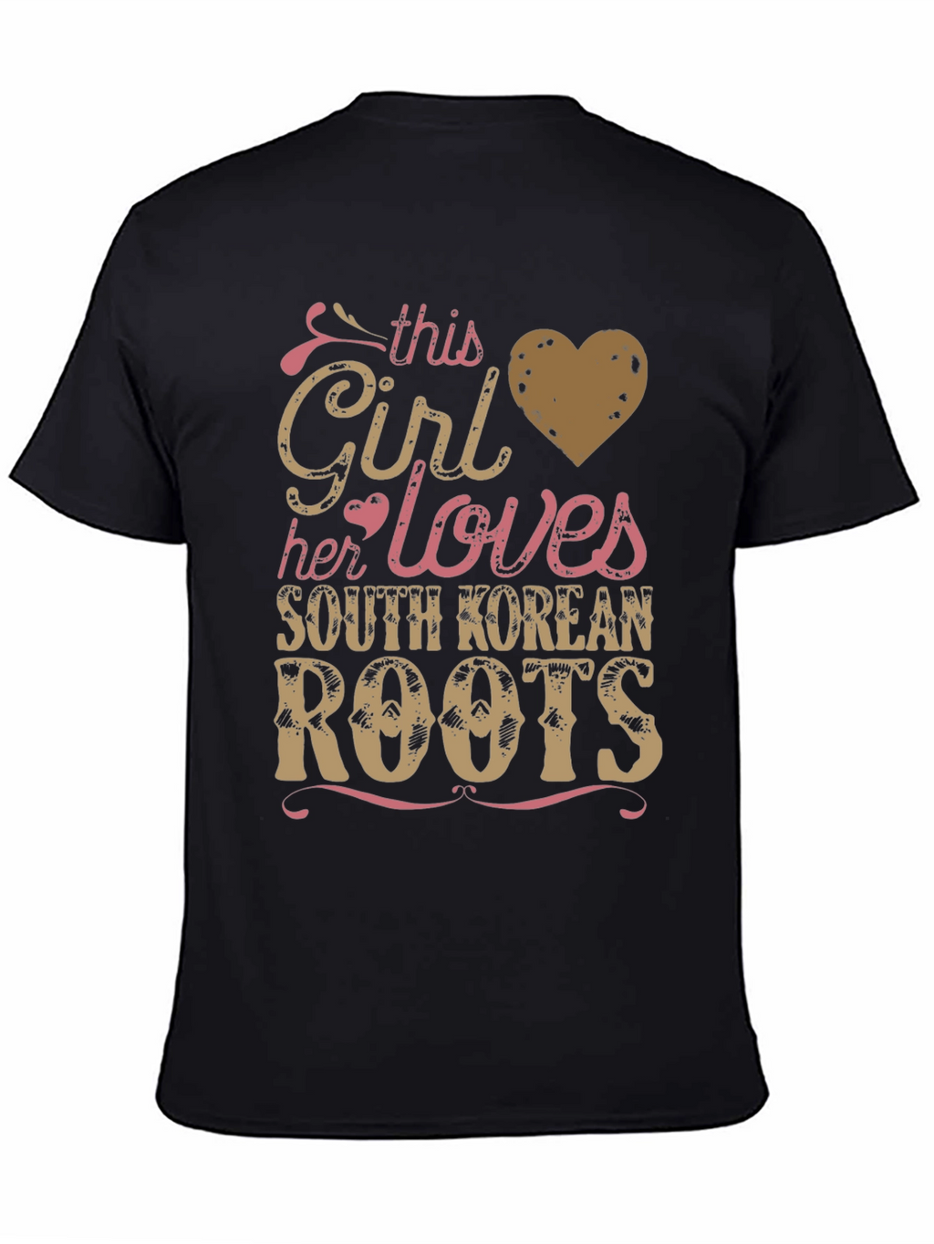 South Korean Roots Girls T-Shirt