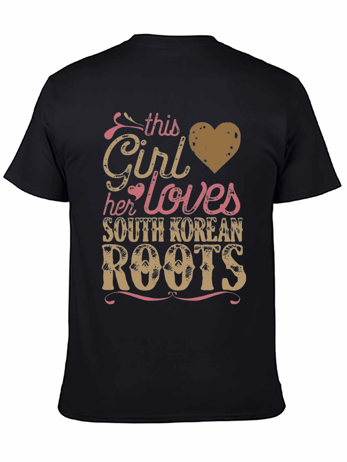 South Korean Roots Girls T-Shirt