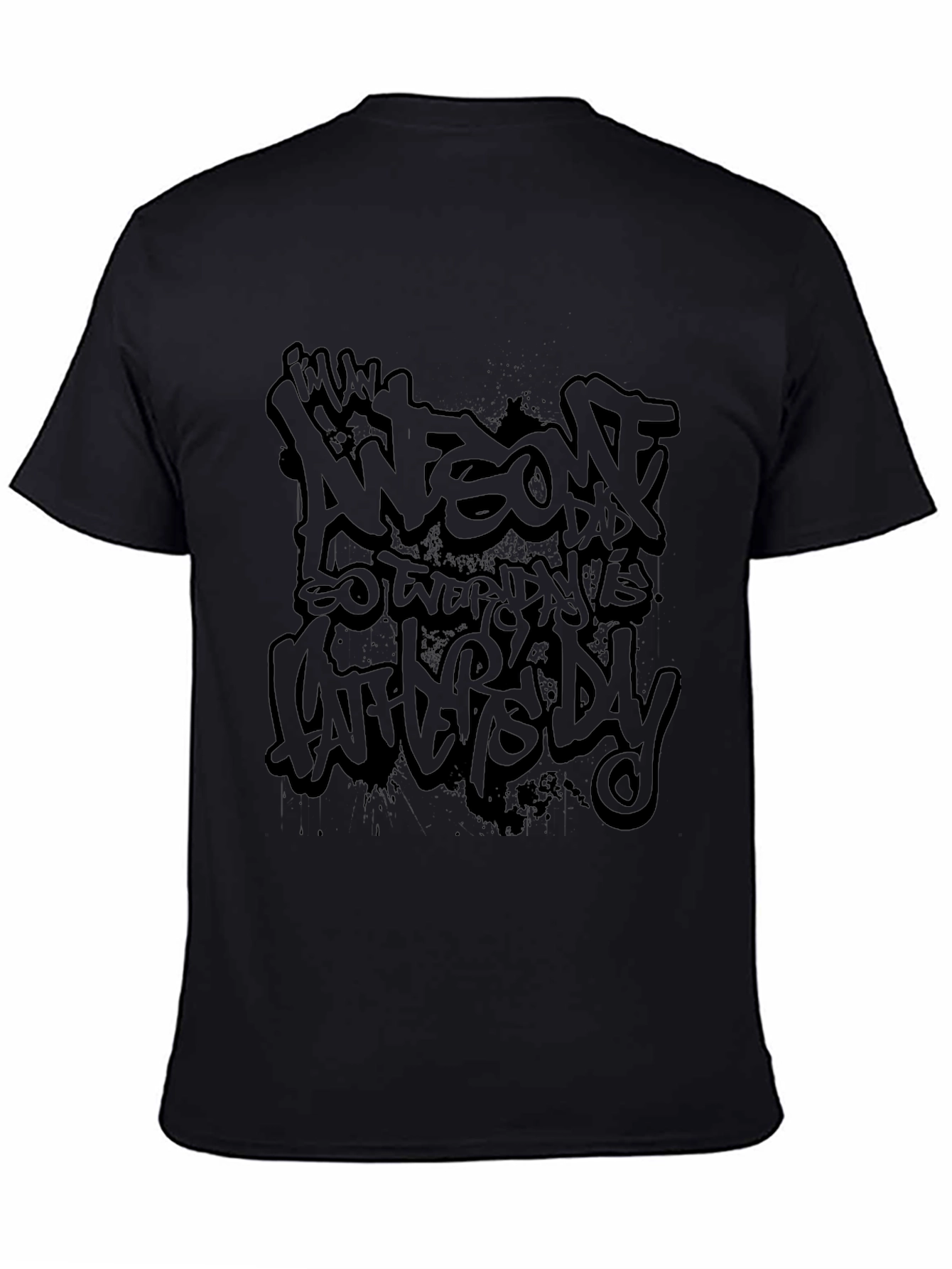 Awesome Dad Black T-Shirt