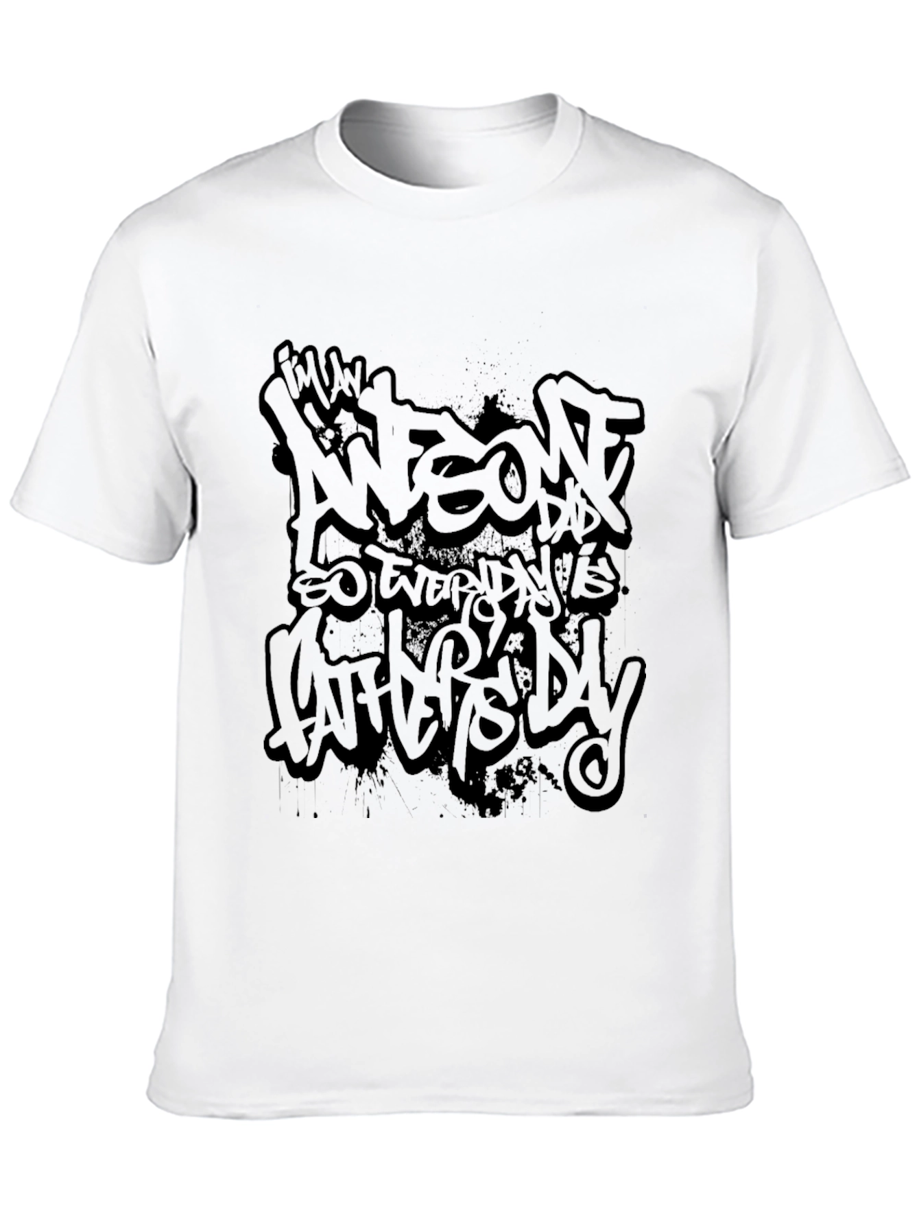 Awesome Dad Black T-Shirt