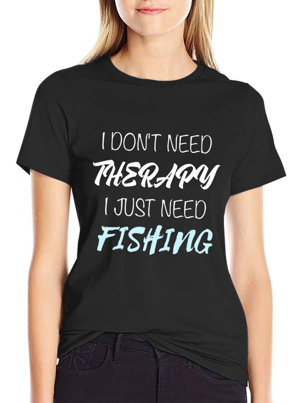 Funny Fishing Therapy T-Shirt