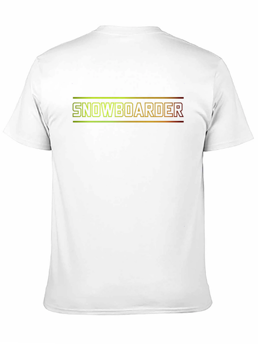Snowboarder Graphic Tee - Black Cotton Blend